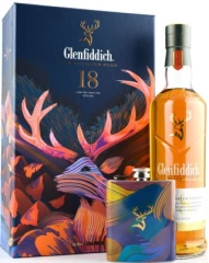 Glenfiddich 18 Year Old - Hip Flask Gift Pack