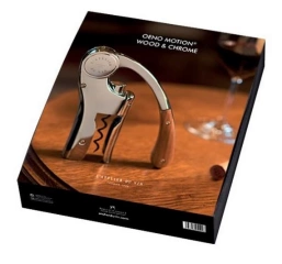 Oeno Motion Wood & Chrome 
<br />Hebelkorkenzieher - L'Atelier du Vin