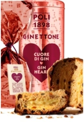 Panettone Poli Ginettone 950 g mit Rosinen und Moscato-GIN-Creme