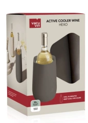 Vacuvin Active Cooler Wine HEXO Graphit